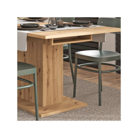 Mesa Comedor Extensible Sabri MDF Roble Aristán 160(200)x91,5