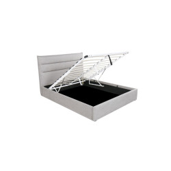 Cama Con Arcón Modelo Samant Gris 140x190