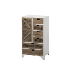 Sinfonier Onixo Acero-Madera 6C+1P Blanco Envejecido