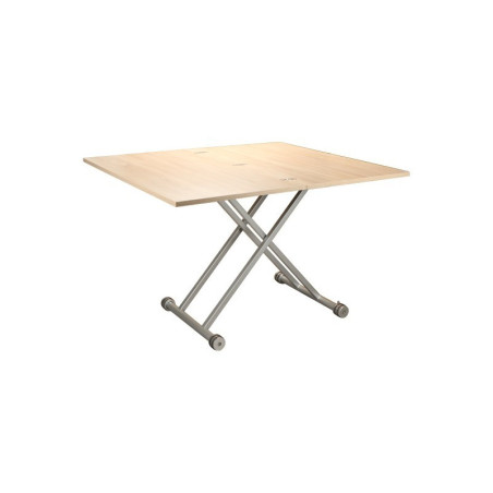 Mesa Elevable+Extensible Rame MDF-Acero Roble Sonoma 100