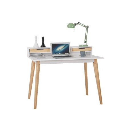 Escritorio Modelo Tiger MDF Blanco Mate 110x60