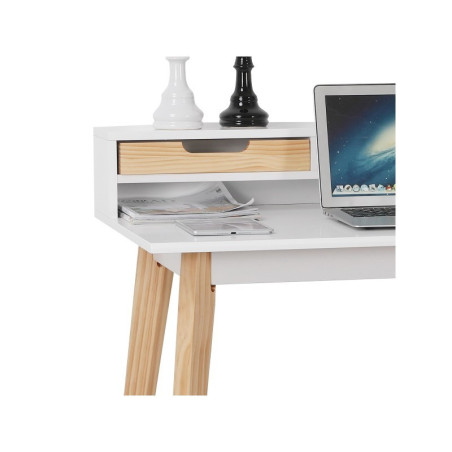 Escritorio Modelo Tiger MDF Blanco Mate 110x60