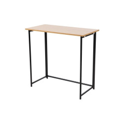 Escritorio Plegable Gloria MDF-Acero Roble 80x40