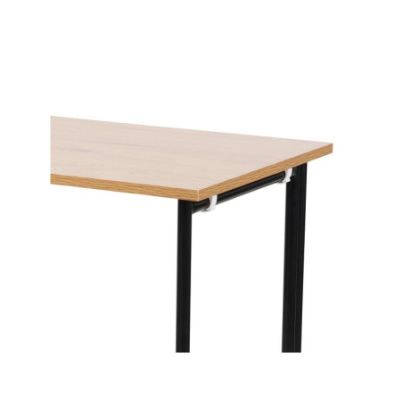 Escritorio Plegable Gloria MDF-Acero Roble 80x40