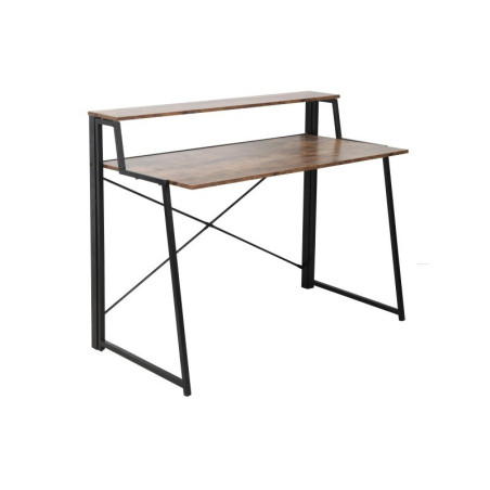 Escritorio Plegable Guru MDF-Acero Roble Envejecido 120x62