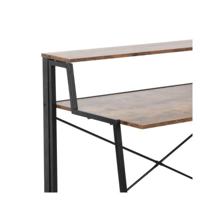 Escritorio Plegable Guru MDF-Acero Roble Envejecido 120x62