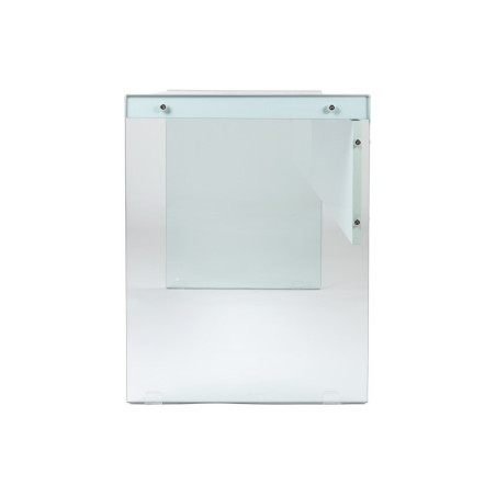 Escritorio Modelo Indi MDF Blanco - Cristal Templado 120x56