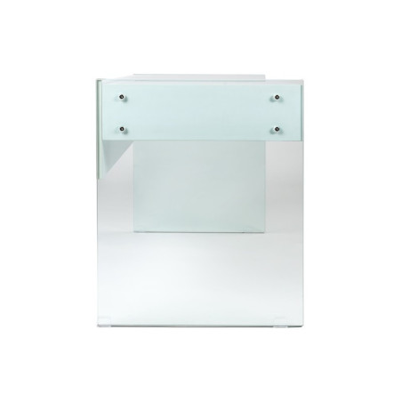 Escritorio Indi MDF-Cristal Templado 1Cajón - 120x60