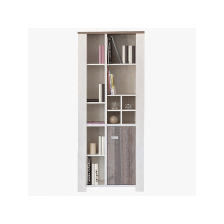 Estantería 1P Modelo Polona MDF Efecto Madera