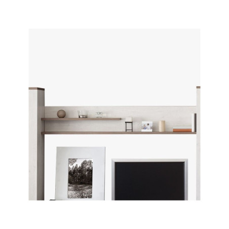 Estante Pared Modelo Polona MDF Efecto Madera