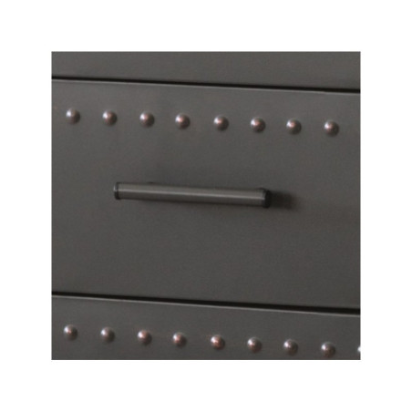Estantería 3C Modelo Tama MDF-Metal Grafito