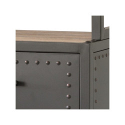 Estantería 3C Modelo Tama MDF-Metal Grafito