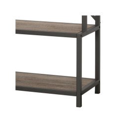 Estantería+Escalera Modelo Tama MDF-Metal Grafito
