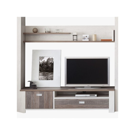 Mueble TV 2P Modelo Polona MDF Efecto Madera