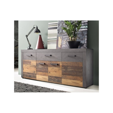 Aparador Nadia MDF Efecto Madera 110x65