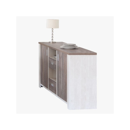 Aparador 2P+2C Modelo Polona MDF Efecto Madera
