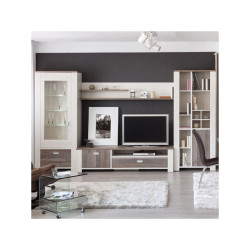 Aparador 2P+2C Modelo Polona MDF Efecto Madera