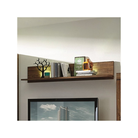 Estante Pared Modelo Gust Laminado Sintético Nogal