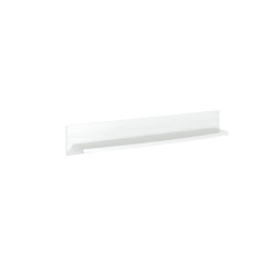 Estante Pared Modelo Malva MDF Gris-Blanco