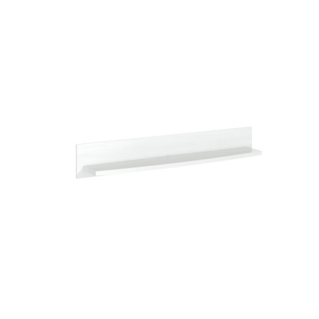 Estante Pared Modelo Malva MDF Gris-Blanco