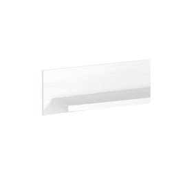 Estante Pared Modelo Malva MDF Gris-Blanco