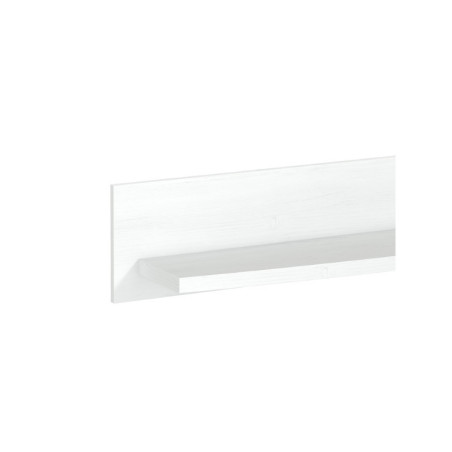 Estante Pared Modelo Malva MDF Gris-Blanco
