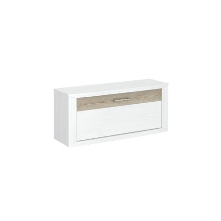 Módulo Pared Modelo Malva MDF Gris-Blanco