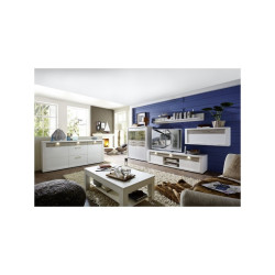 Módulo Pared Modelo Malva MDF Gris-Blanco