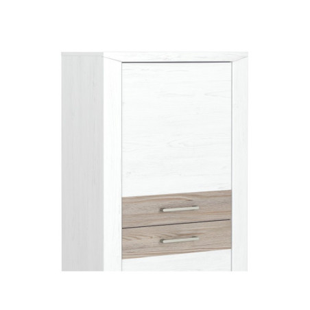 Módulo Alto Modelo Malva MDF Gris-Blanco