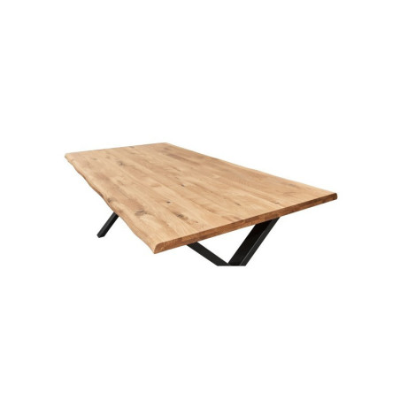 Mesa Comedor Karina Pata X Madera - Acero 140x80