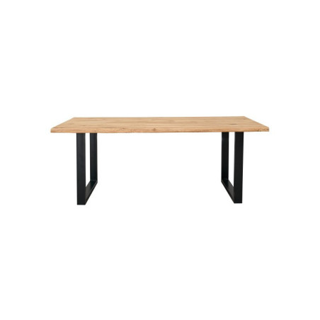 Mesa Comedor Karina Pata U Madera - Acero 140x80