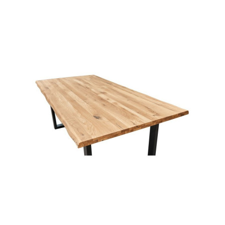 Mesa Comedor Karina Pata U Madera - Acero 140x80