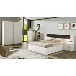 Armario 2 Puertas Correderas Blanco Artik 200x150