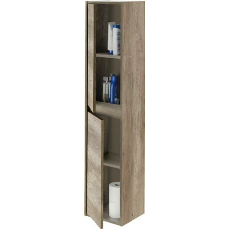 Mueble Lavabo + Espejo Dakota Color Nogal