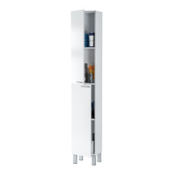 Columna Baño 2 Puertas Aktiva Blanco Brillo