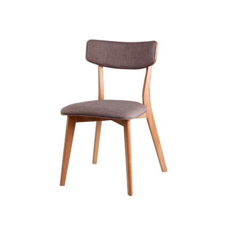 Silla Comedor Nais Natural-Gris Claro