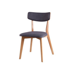 Silla Comedor Nais Natural-Gris Claro