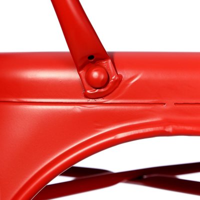 Silla Industrial Tolix Roja - Imagen 4