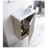 Mueble Baño Mini + Espejo + Lavabo Roble Alaska - Imagen 4
