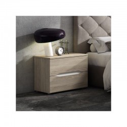 MESITA DE NOCHE ELEANOR 2 CAJONES LAMINADO SINTÉTICO 54X43