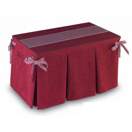 Mesa Camilla Modelo Rocky de 110x70 o 120x70 con Enaguas Incluidas