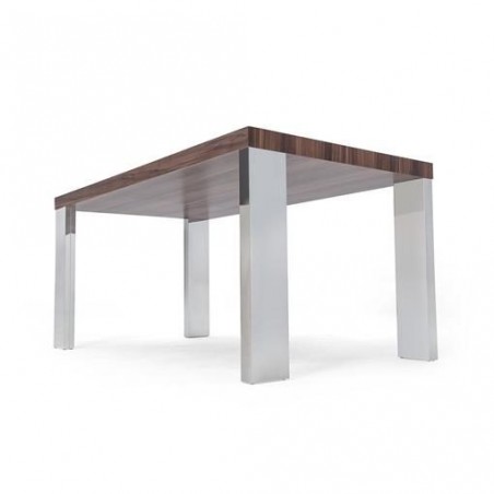 MESA DE COMEDOR RIPA MDF-ACERO INOXIDABLE 160x90