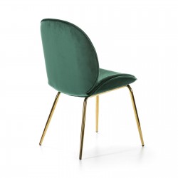 SILLA COMEDOR TERCIOPELO DC 531 ORO