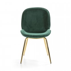 SILLA COMEDOR TERCIOPELO DC 531 ORO