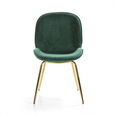 SILLA COMEDOR TERCIOPELO DC 531 ORO