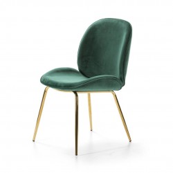 SILLA COMEDOR TERCIOPELO DC 531 ORO