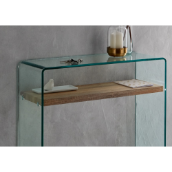 CONSOLA SIDNEY CON-11 CRISTAL COLOR ROBLE